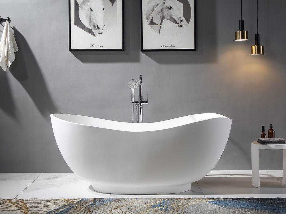 Artificial stone bathtub 9868