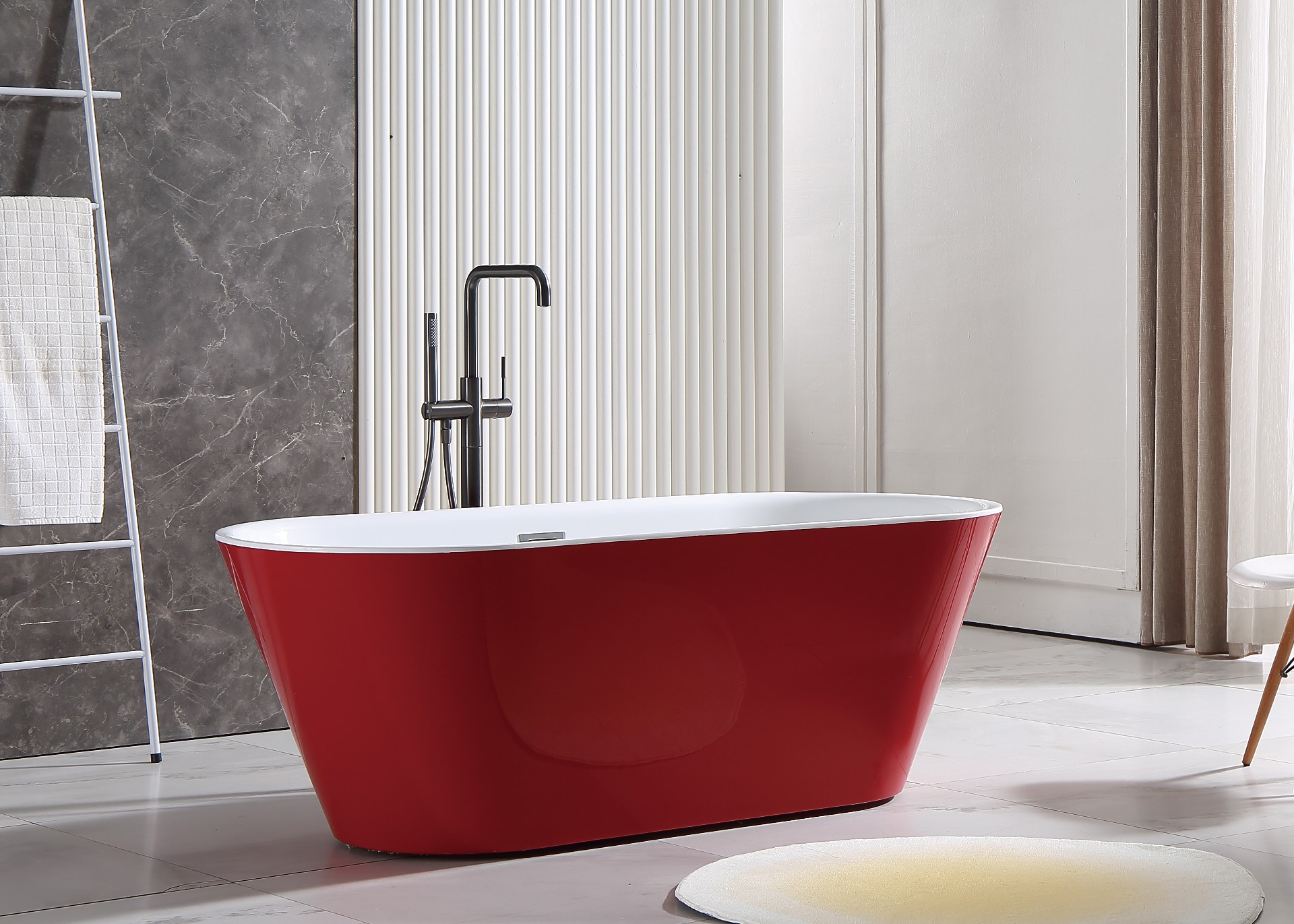 Batch stacked acrylic bathtub 5307