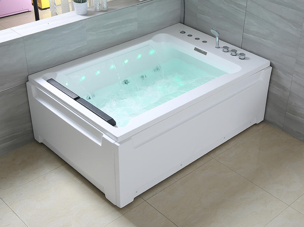 Massage surfing smart bathtub with colorful lights 5035