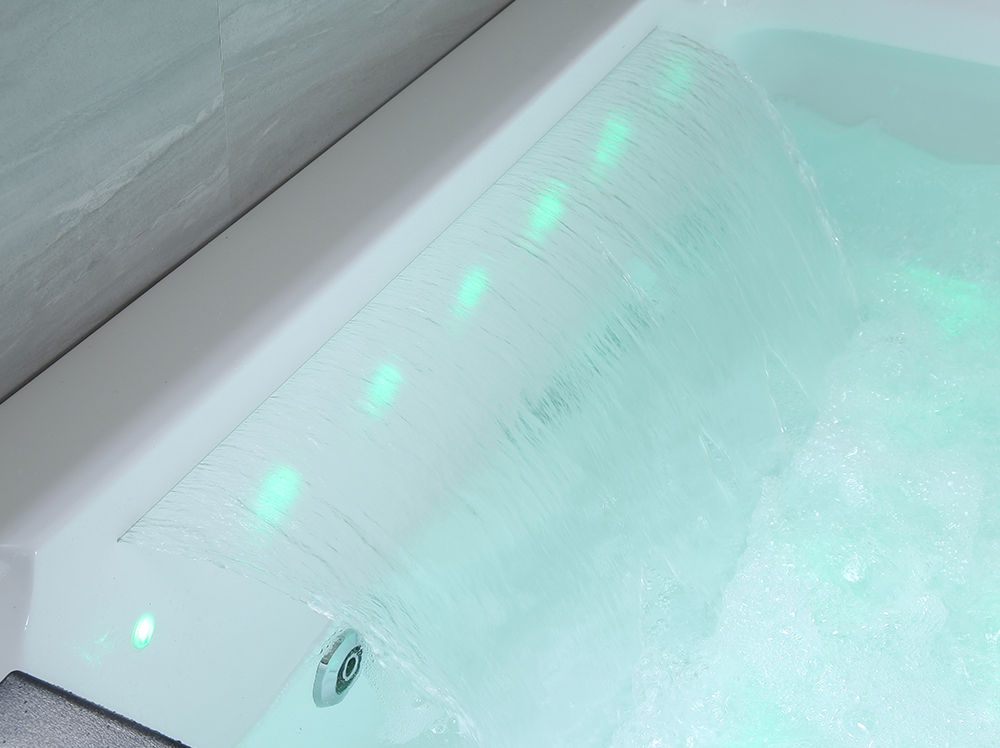 Massage surfing smart bathtub with colorful lights 5035
