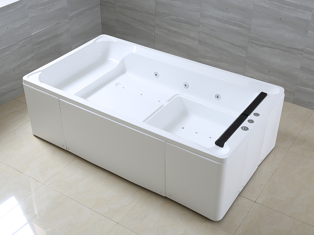 2.1M Surfing Bubble Acrylic Bathtub Colorful Light 5037