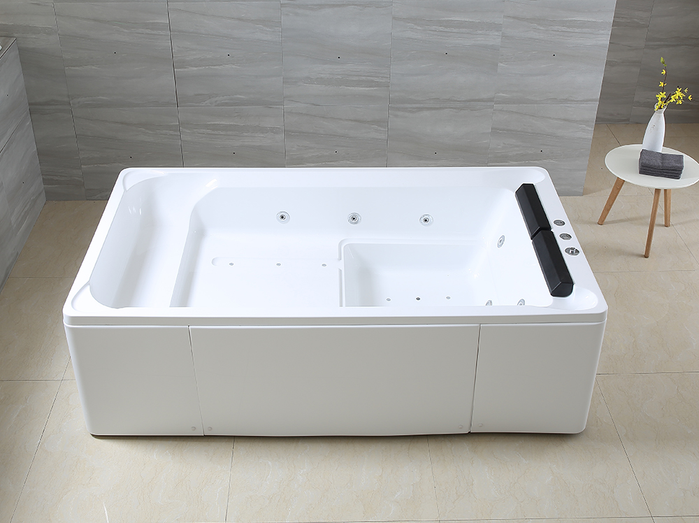 2.1M Surfing Bubble Acrylic Bathtub Colorful Light 5037