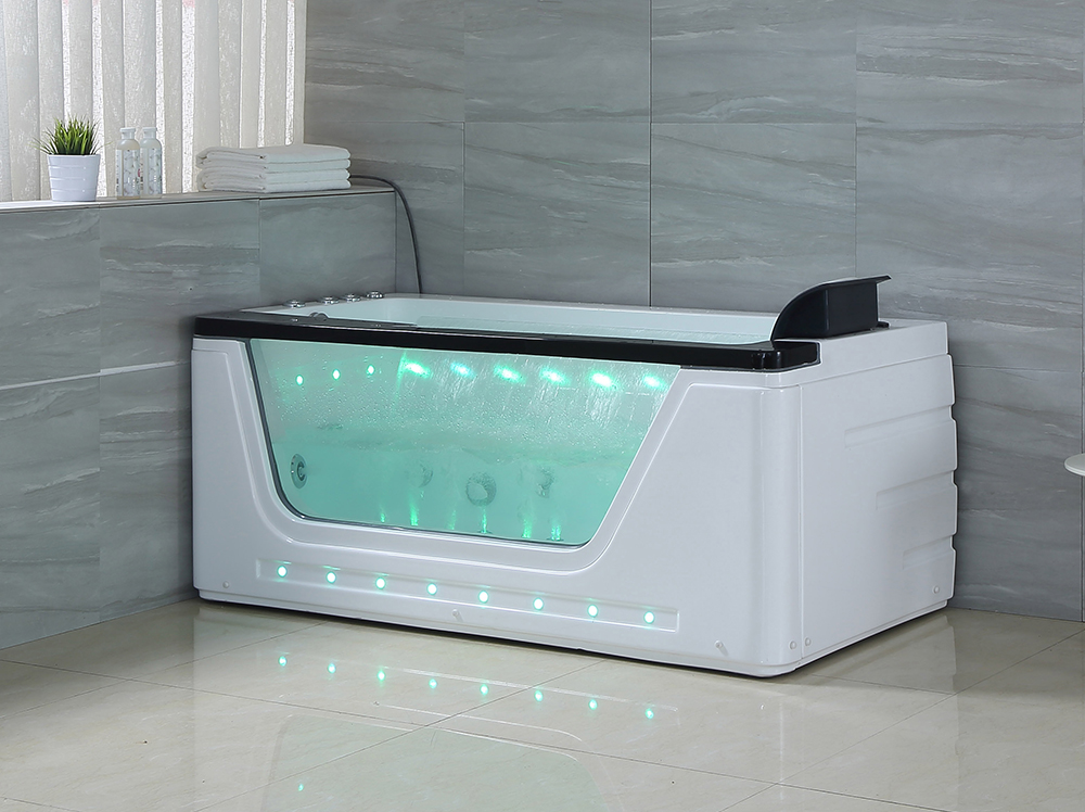 Surfing Bubble Acrylic Bathtub Colorful Light  5016