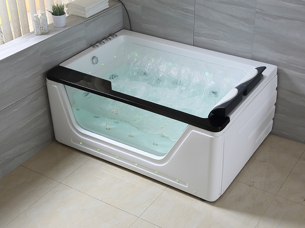 1.7M Surfing Bubble Acrylic Bathtub Colorful Light  5017