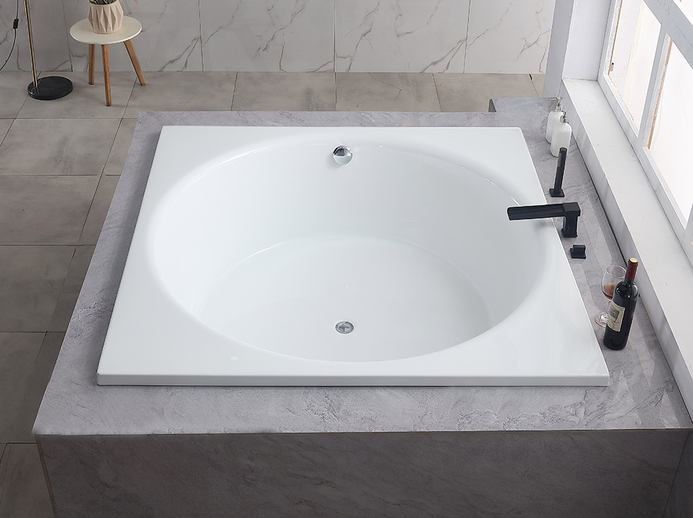 Embedded acrylic bathtub 5130