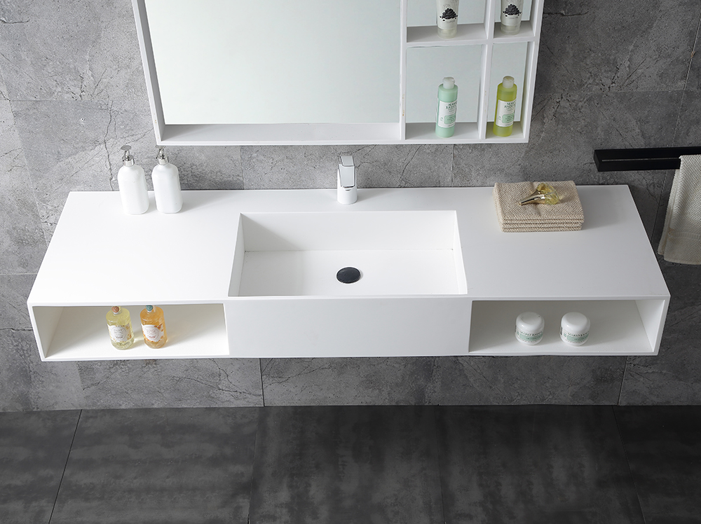 Non standard customized artificial stone washbasin 0266