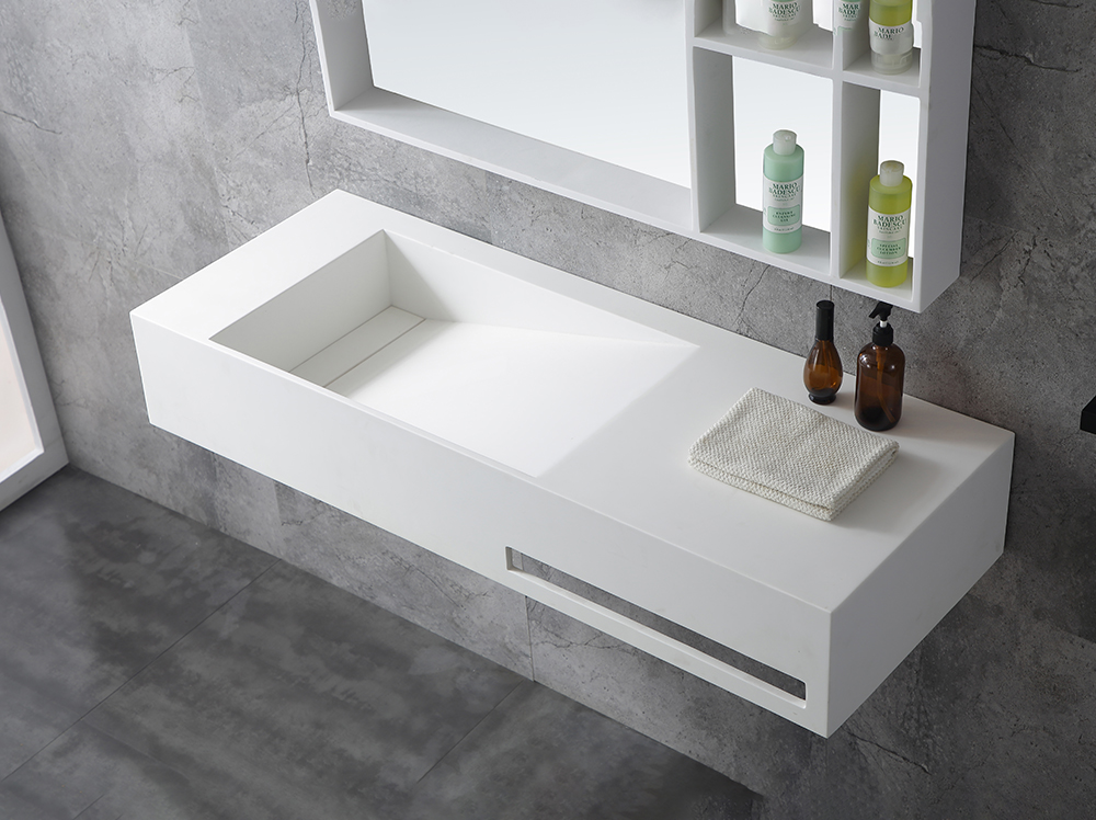 Customized artificial stone washbasin 0267