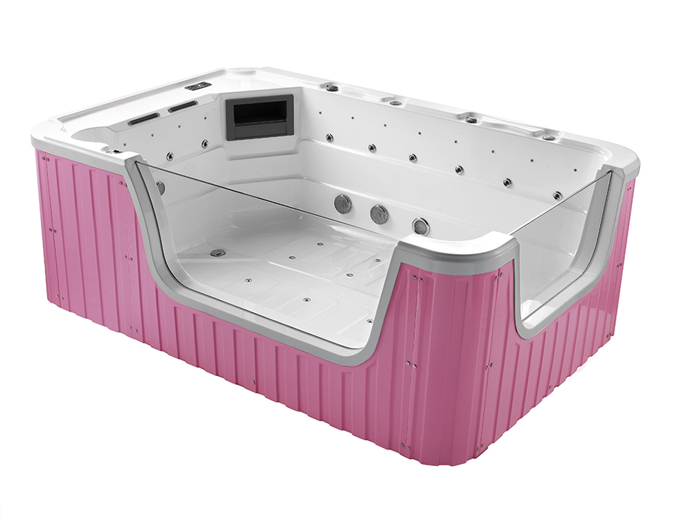 3-meter adult bathtub, multi person bath, outdoor courtyard, hotel accommodations, large-sized bathtub, indoor swimming pool 068