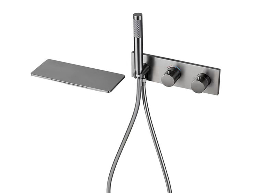 Bathtub faucet with simple style and floral spray, concealed installation, bathtub faucet 2729